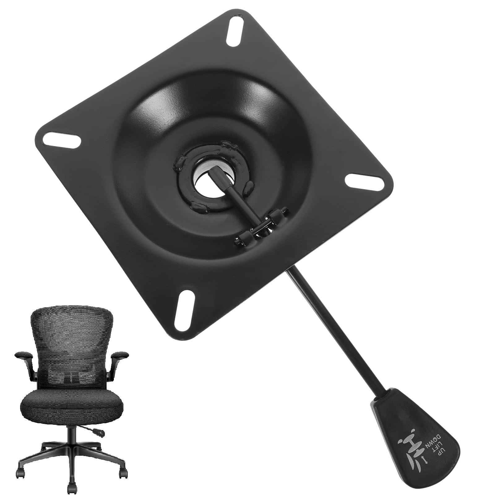Chair Swivel Tilt Control Seat Mechanism Adjustable Lift Base Iron Replacement