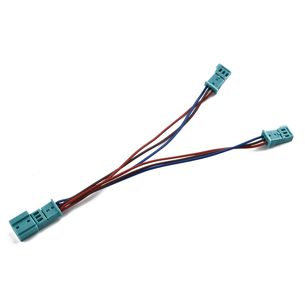 None Cable Radio Adapter Car 1pcs 3 Pin Blue Plastic & Metal Terminals