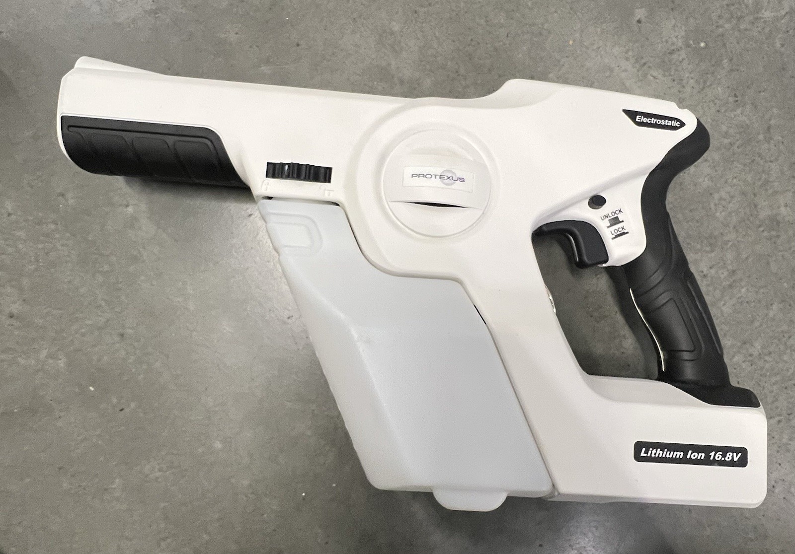 Protexus Model PX200ES Handheld Cordless Electrostatic Spraying Disinfector