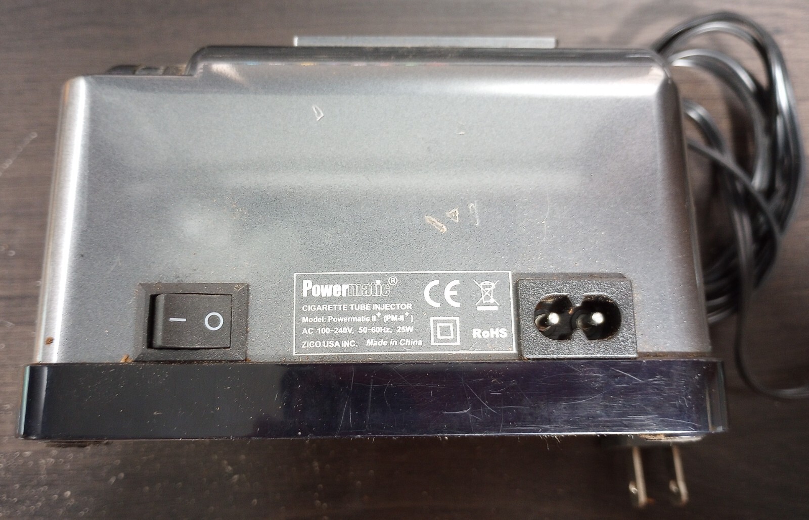 Powermatic 2 - Electric Cigarette Injector Machine - No Tray - Used