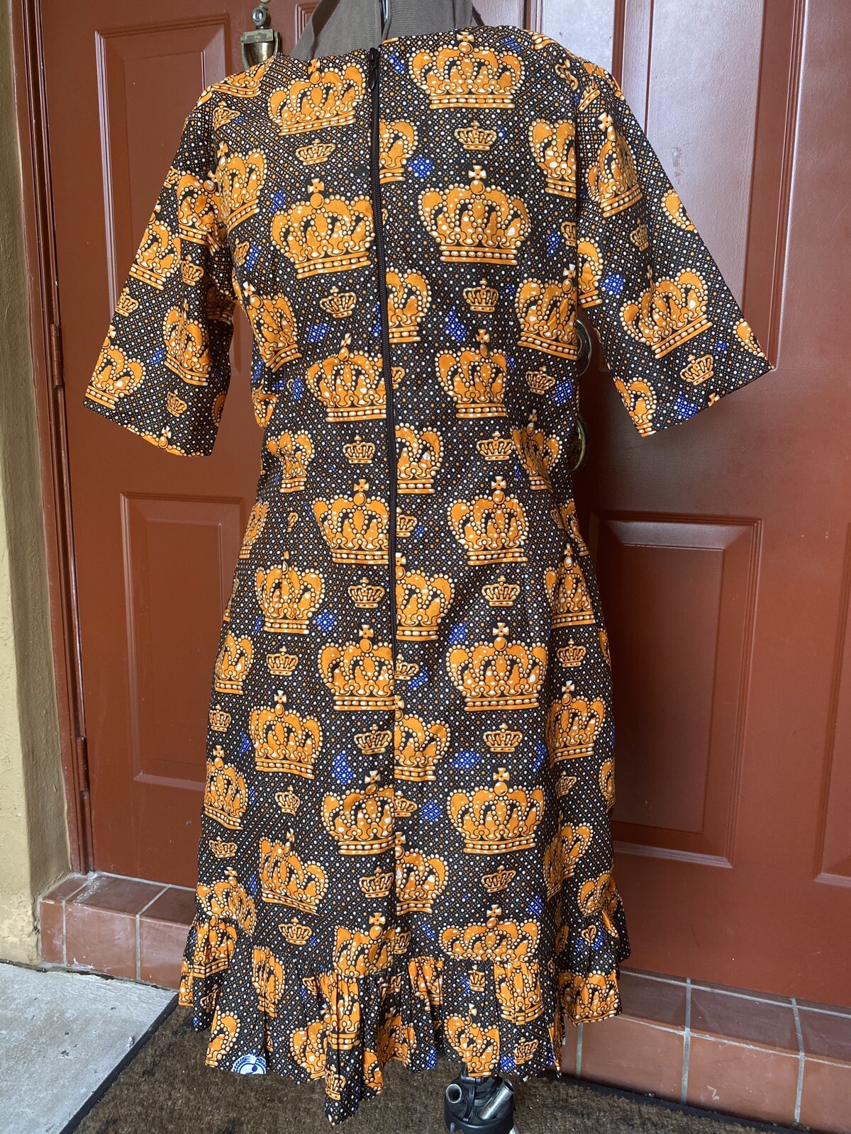 STYLISH ELEGANT NIGERIAN WAX ANKARA DRESS ( CULTURAL& ETHNIC CLOTHING AFRICA )