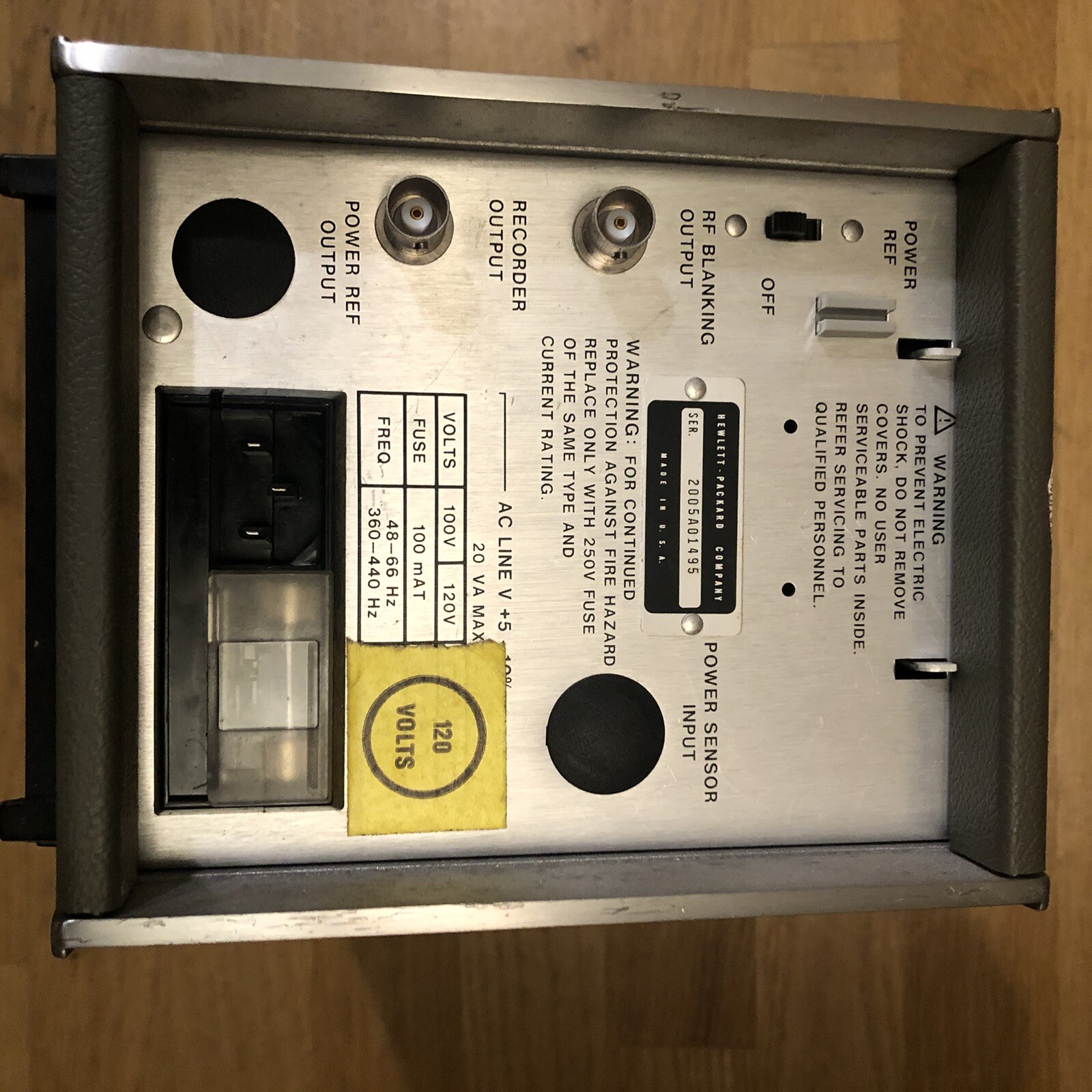 Hewlett-Packard 435B Power Meter With option 001