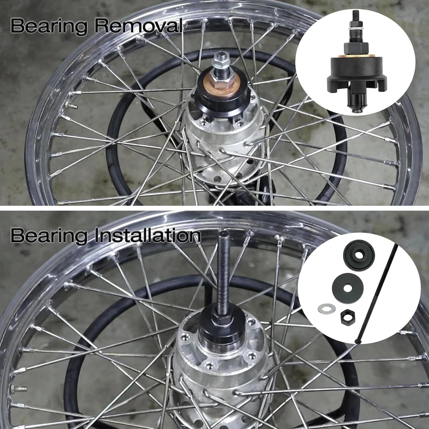 Harley-Davidson Wheel Bearing Removal Kit