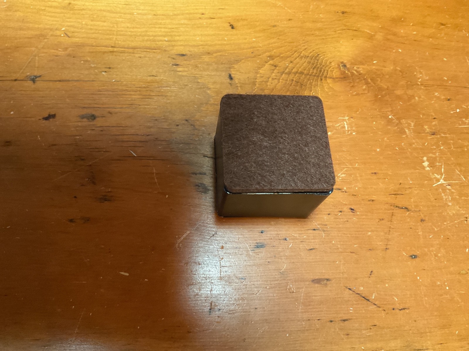 4 pcs furniture bed risers square heavy duty self adhesive carbon steel foot pad