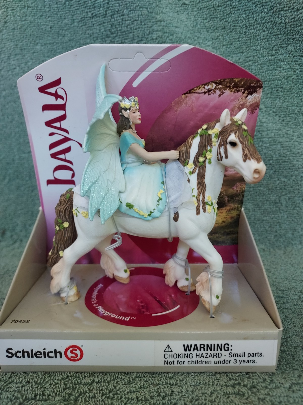 Gorgeous Retired Schleich Bayala #70452 Princess Eyela on Horseback NRFB