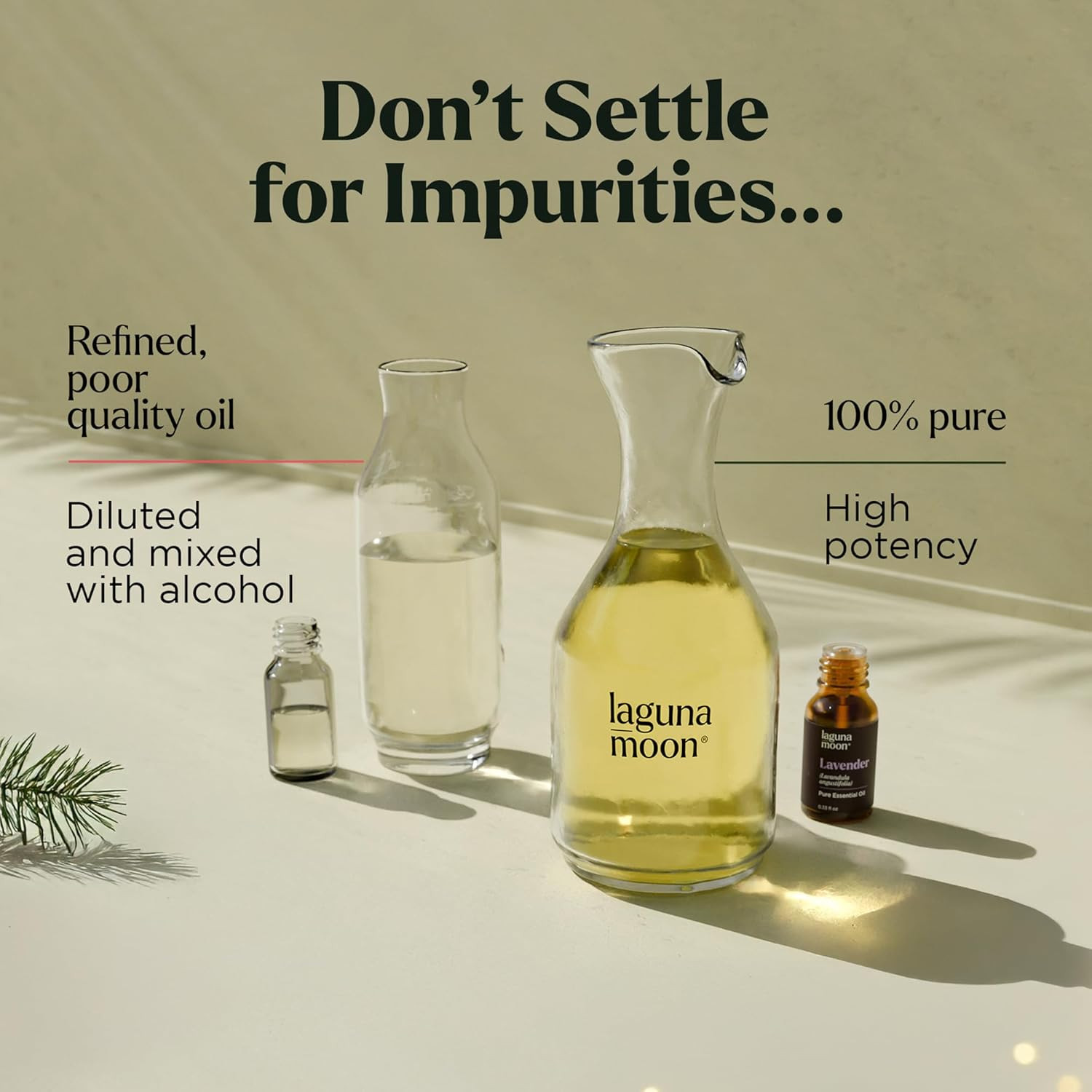 Lagunamoon Essential Oils Aromatherapy Set - 6 Oils for Diffusers, Home Care, Ca