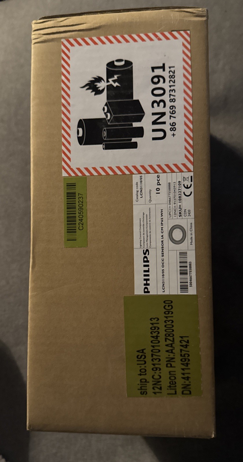 Philips LCN3110/05 OCC Sensor IA CM IP65 WH *SOLD AS 10 PC* NEW/SEALED BOX