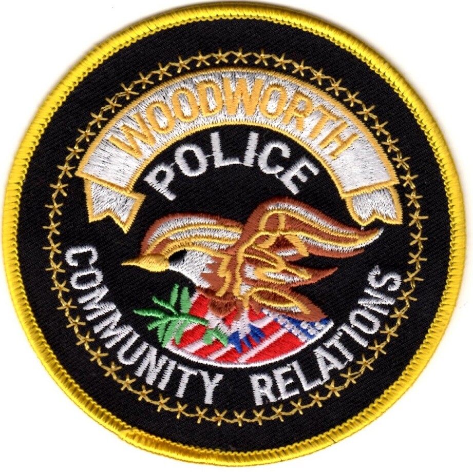 Woodworth Police Community Relations Police Patch Illinois IL