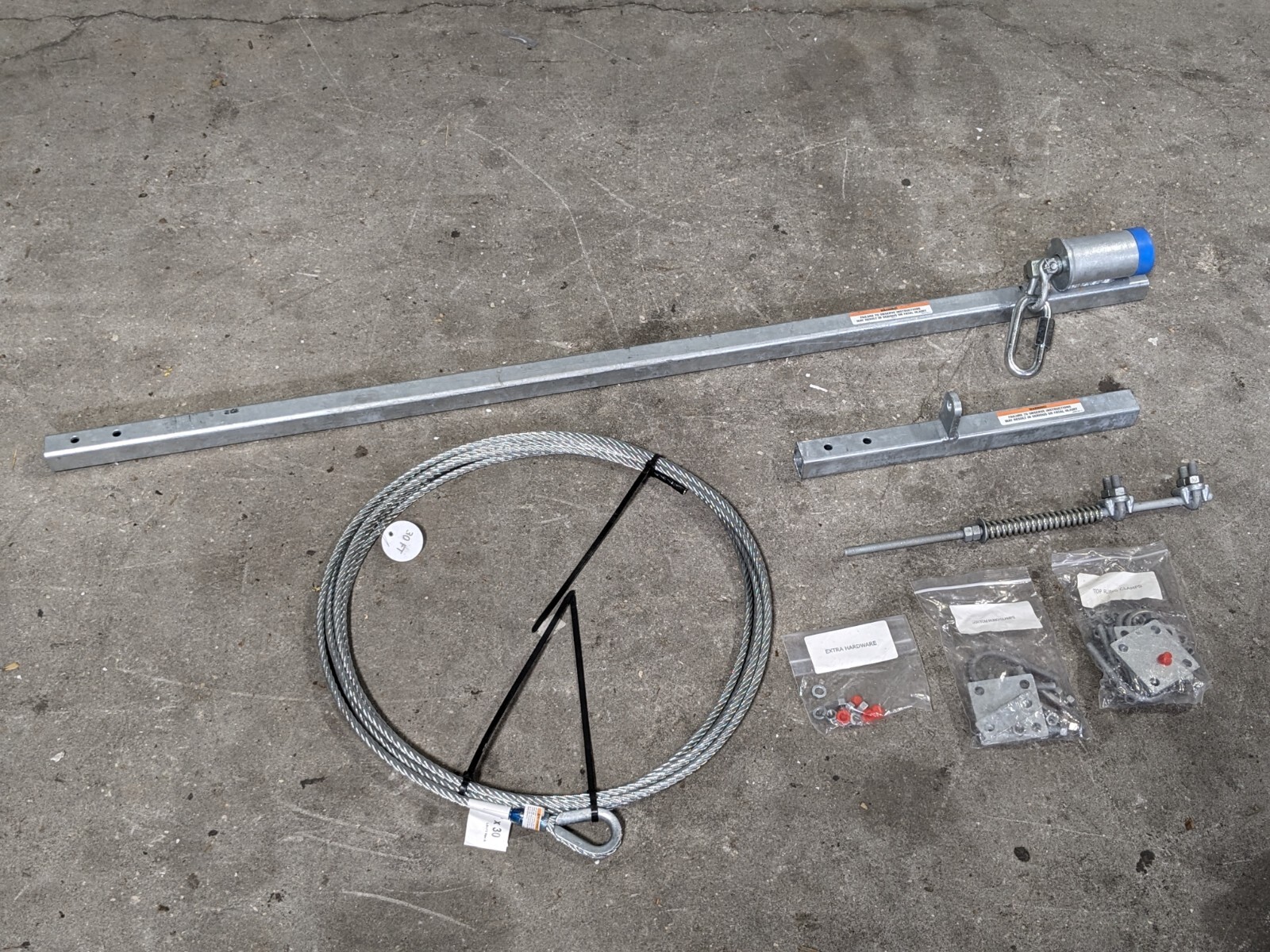 Miller VG/30FT Ladder Climbing Safety System 30 Ft. Lifeline 300 Lb. Capacity