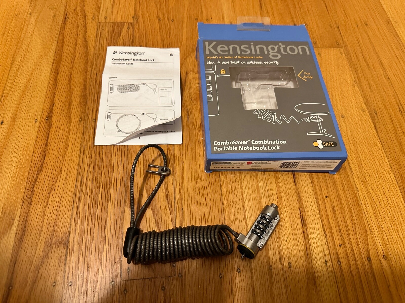 Kensington ComboSaver Combination Portable Notebook Lock