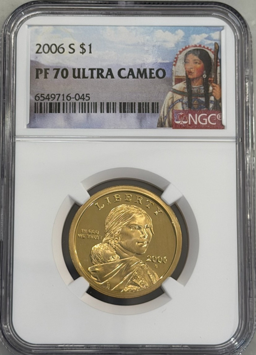 2006-S Sacagawea Dollar PF 70 Ultra Cameo NGC