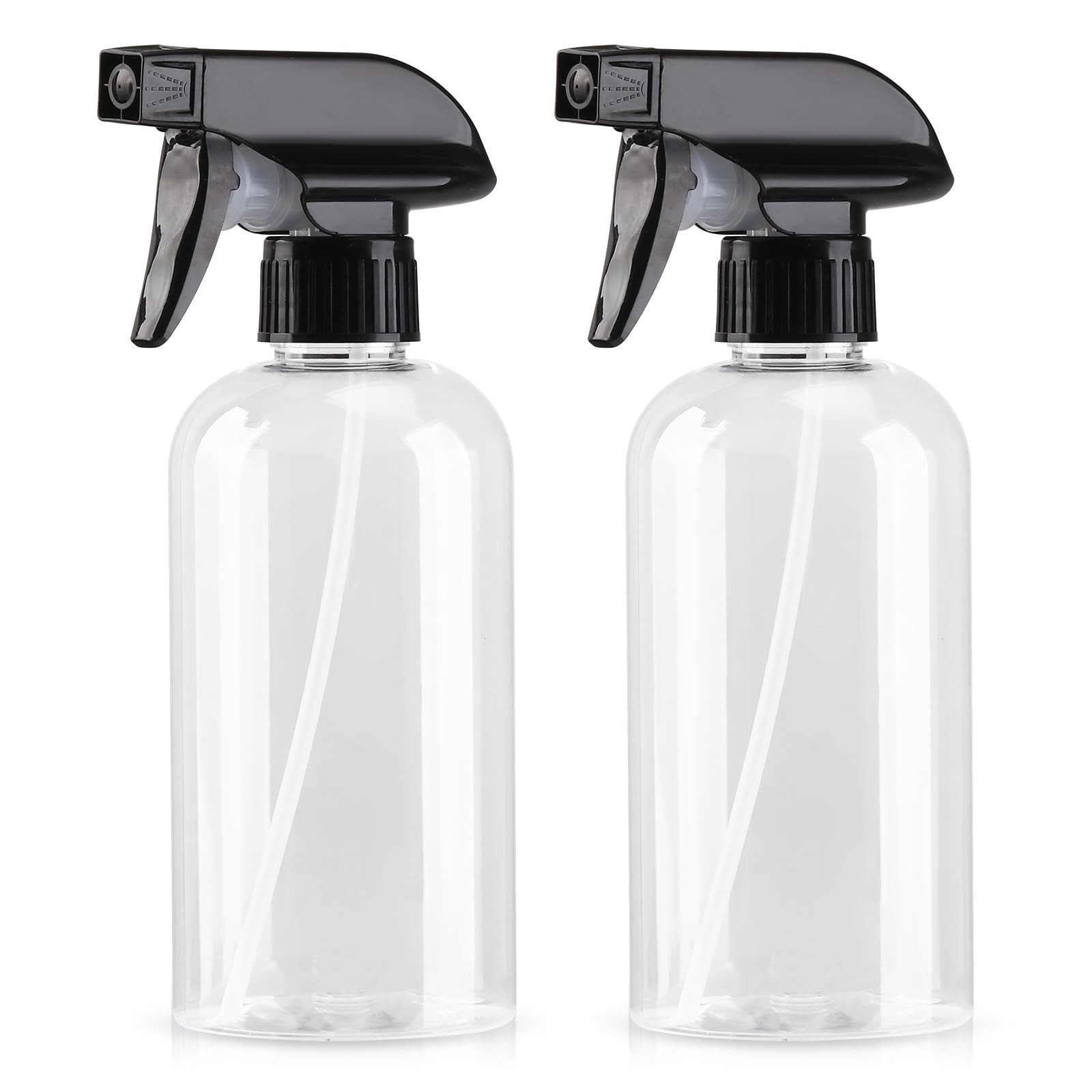 Aurnoet Spray Bottle for Plant - 12.85oz/380ml Fine Mister Plastic 2Clear