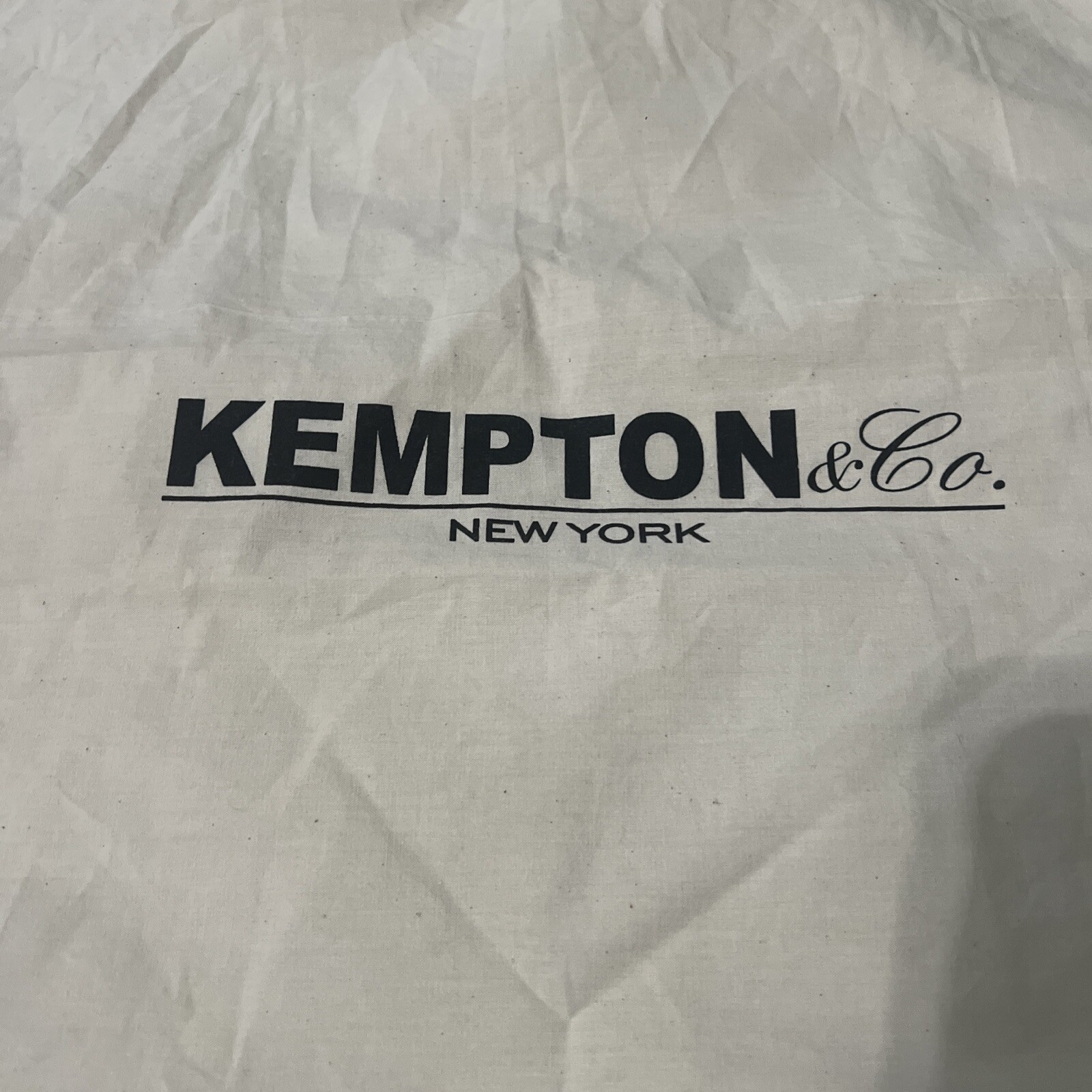 Kempton & Co Cloth Dust bag With Drawstring 20.5” X 21”
