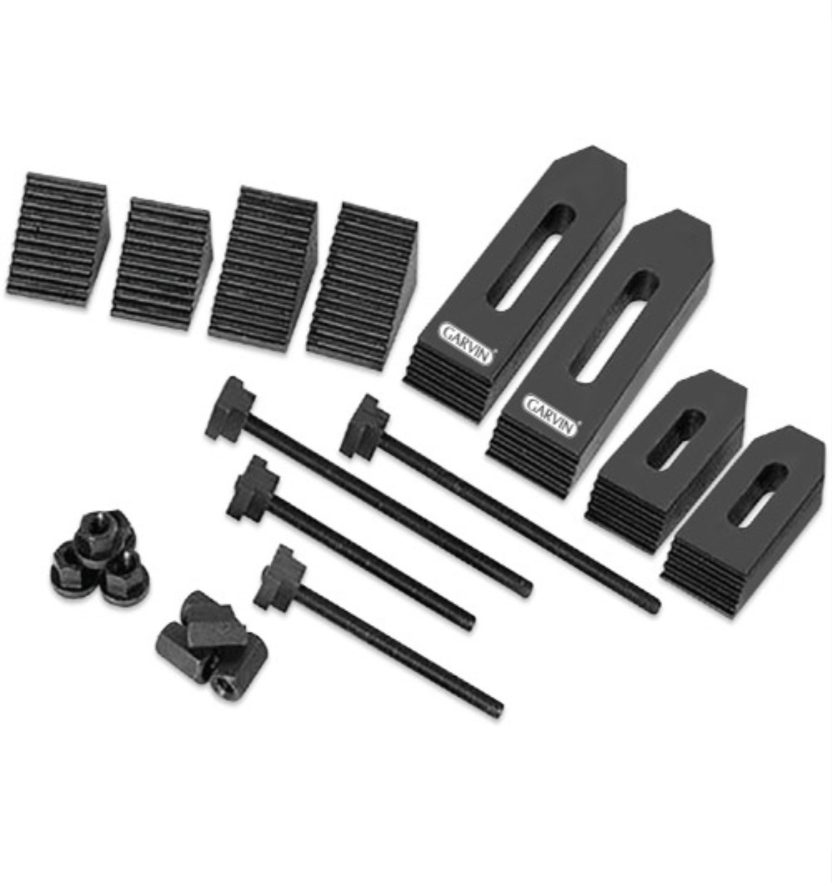 M6 Clamping Kit of 24 Pcs for Rotary Tables & Milling Machines Fits 8 mm T-slots