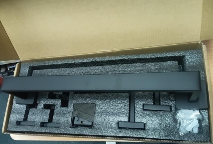 Hoomast 7 piece matte black bathroom accessories