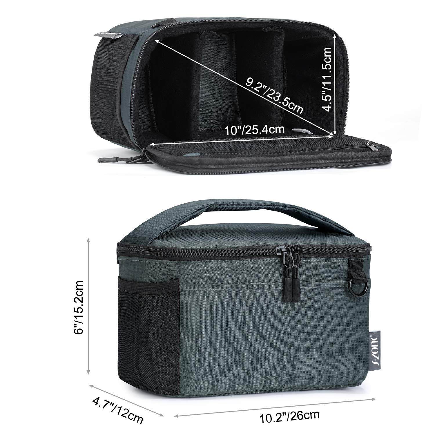 Water Resistant Camera Insert Bag With Sleeve Case Upgraded Version 2.0