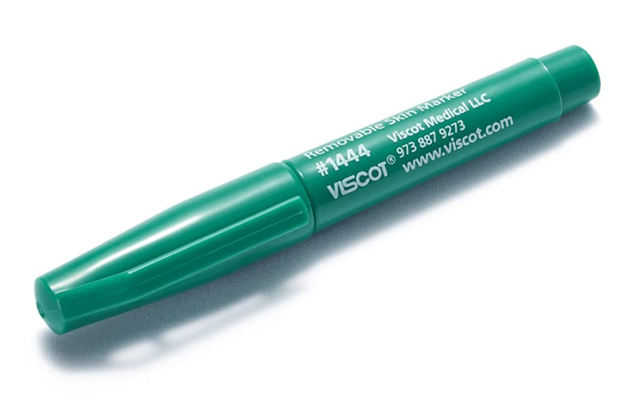 Viscot 1444-30 Mini Regular Tip Green EZ Removable Ink Markers- 30 Count Green I
