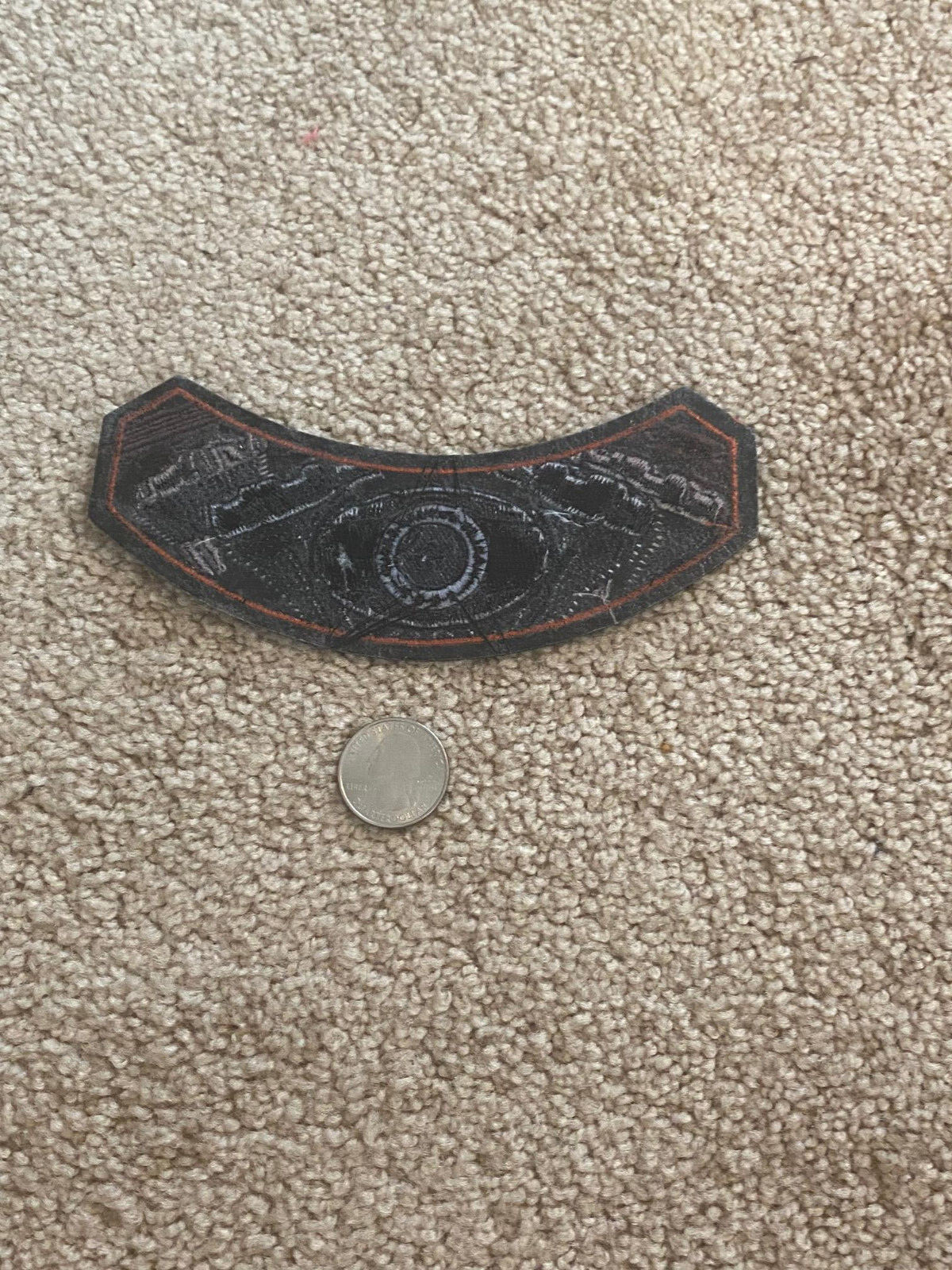 Harley Owners Group HOG patch 2007 - black with orange outline