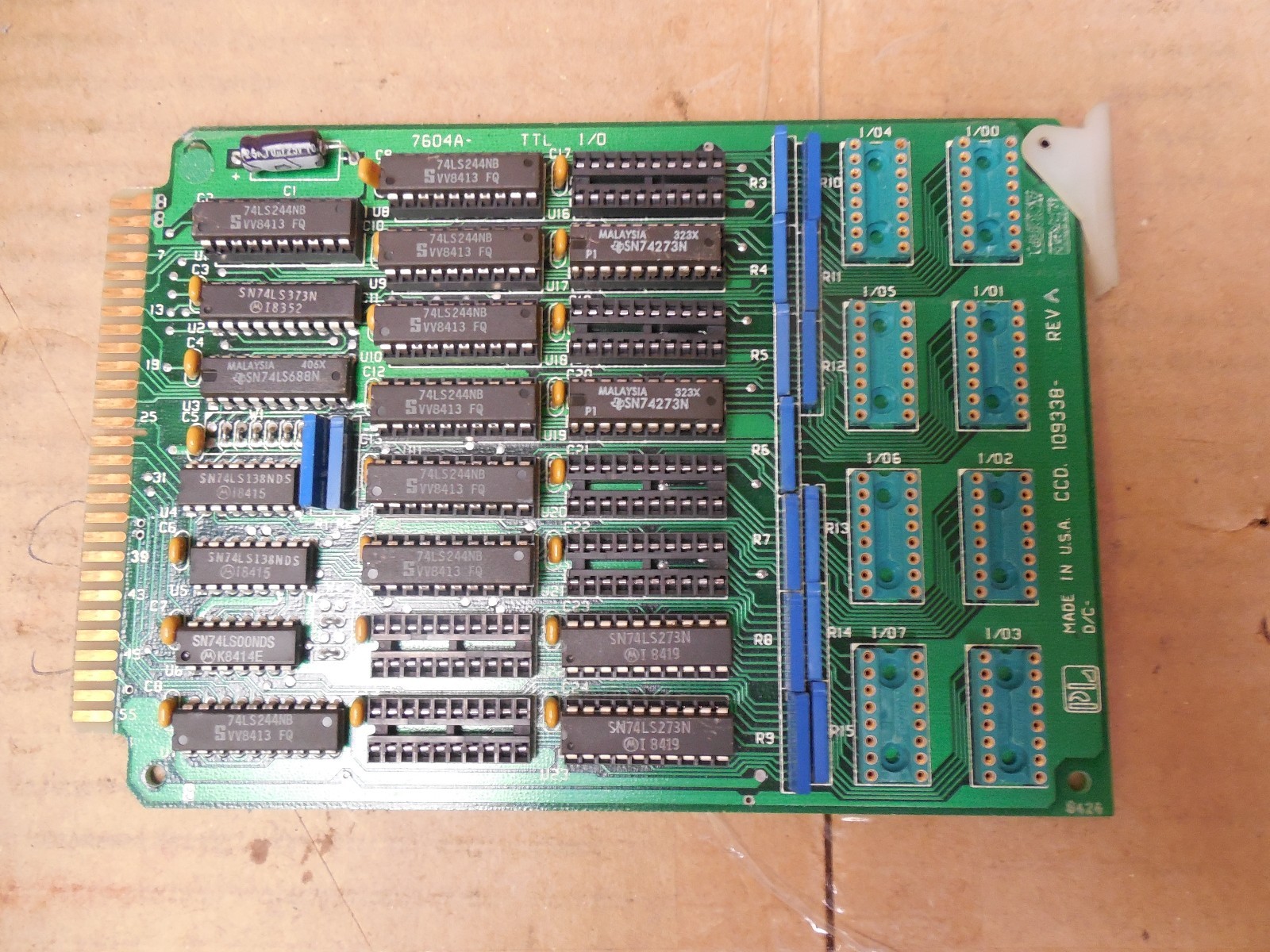 Versalogic Memory Board/Card 7604A 109338 Rev A Used