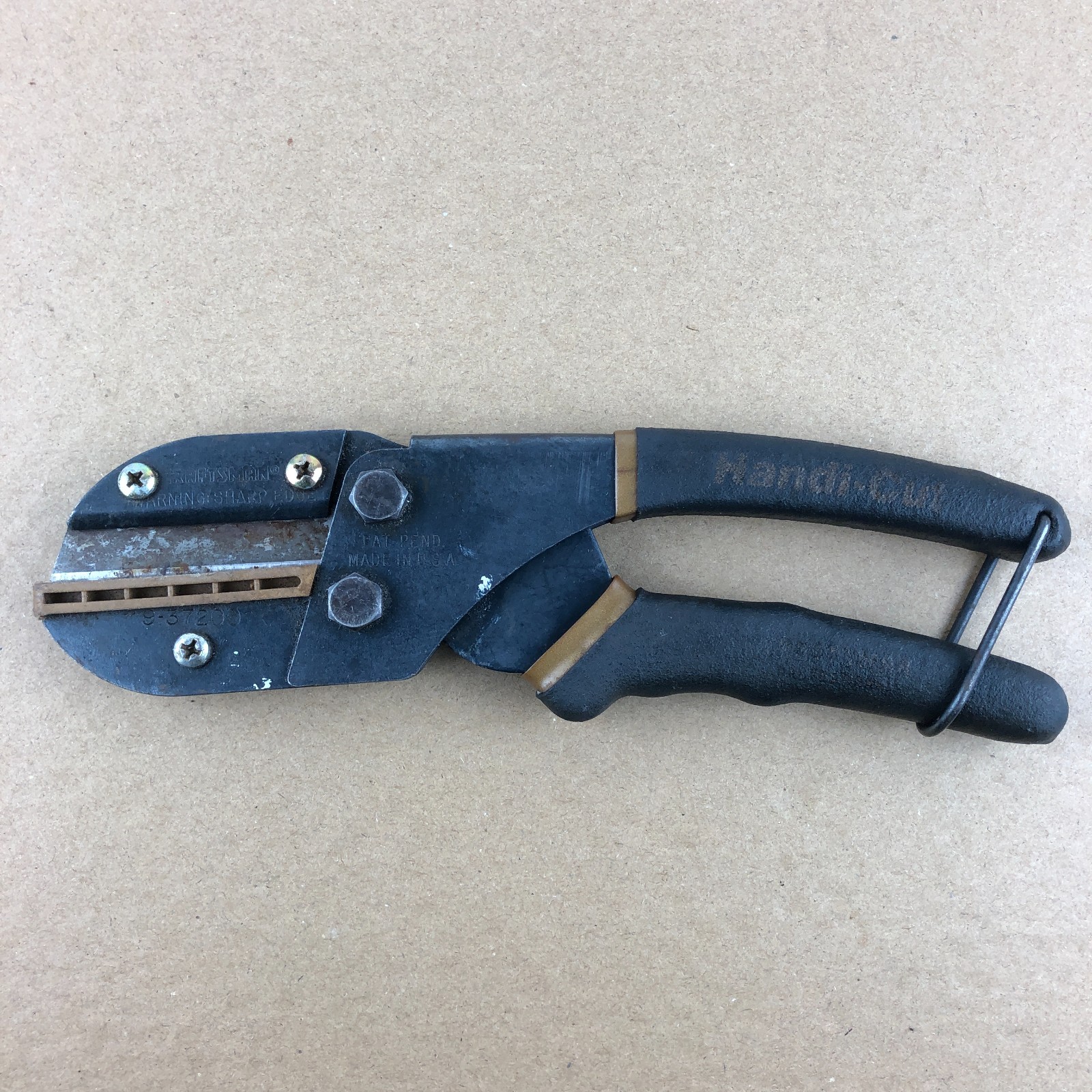 Craftsman 37200 Handi-Cut Utility Cutter Vintage Professional USA Tubing Gold