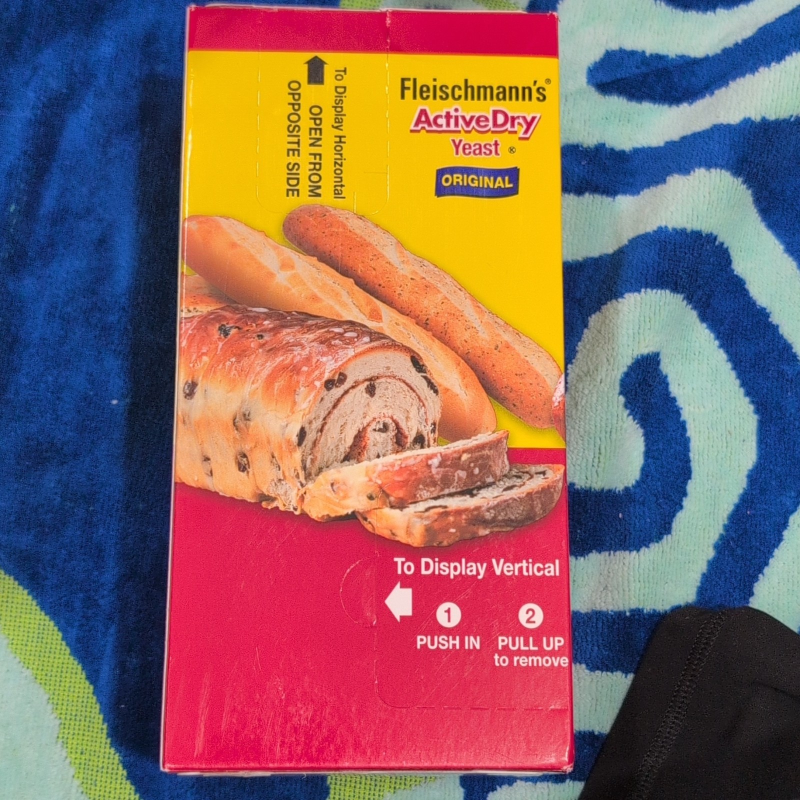 New Original Fleischmann's Active Dry Yeast 60 Packets In Box Exp: 11/26