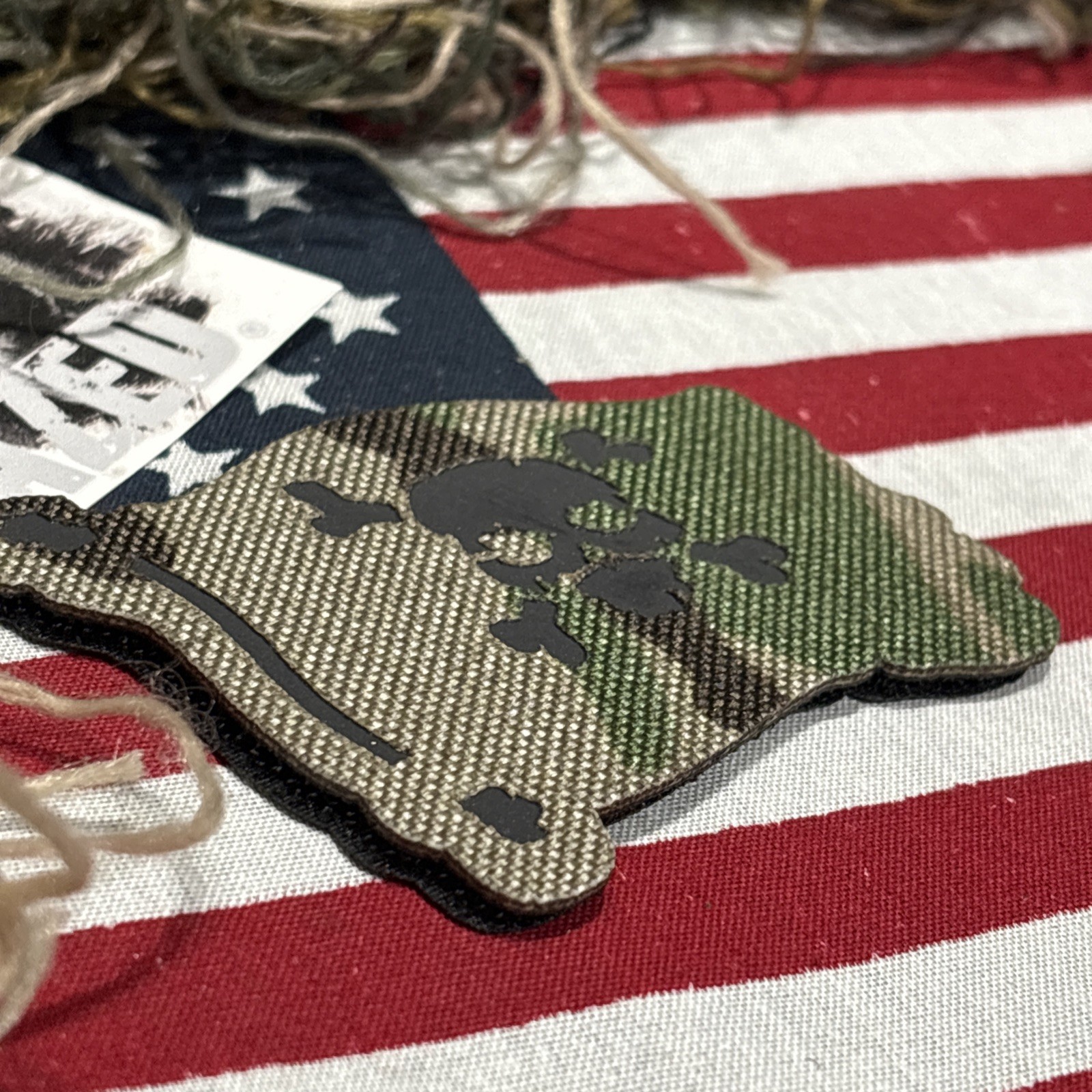 Pirate Flag IR Reflective Multicam Tactical Hook Loop Patch High Quality ~2x3”