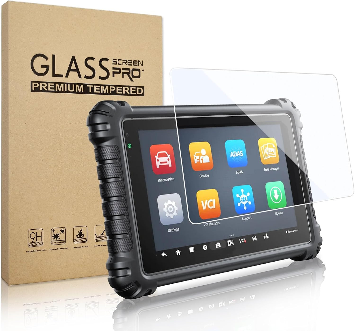 8 Inch Tempered Glass Screen Protector for Autel Maxisys Ms906 PRO/ Ms906 PRO-TS