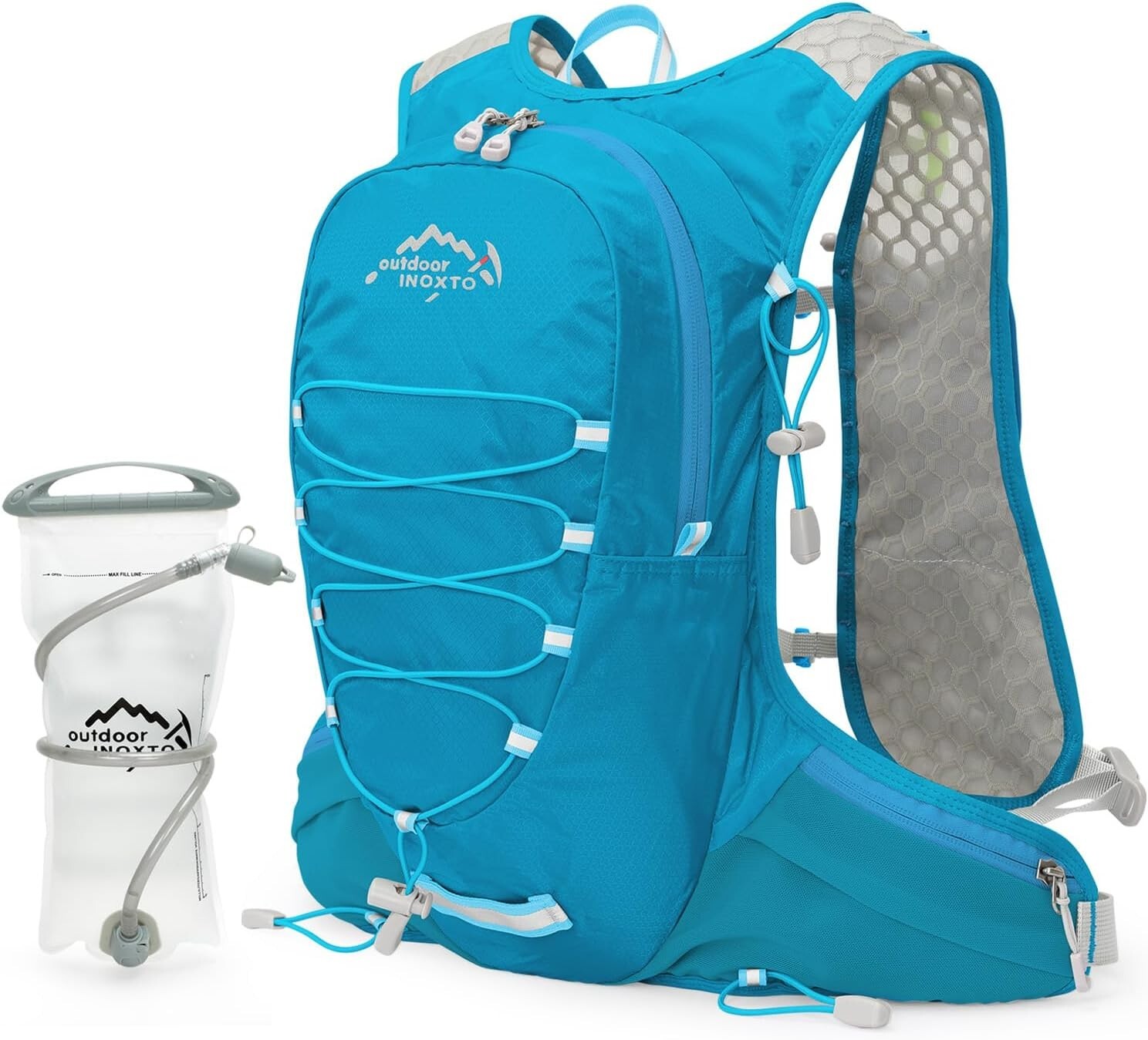 Running Hydration Vest for Men Women Water Backpack with 2L Water Bladder