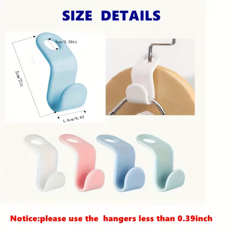 Magic Hanger Connector Hooks Multi-functional Closet Space Saving Clothes Hooks