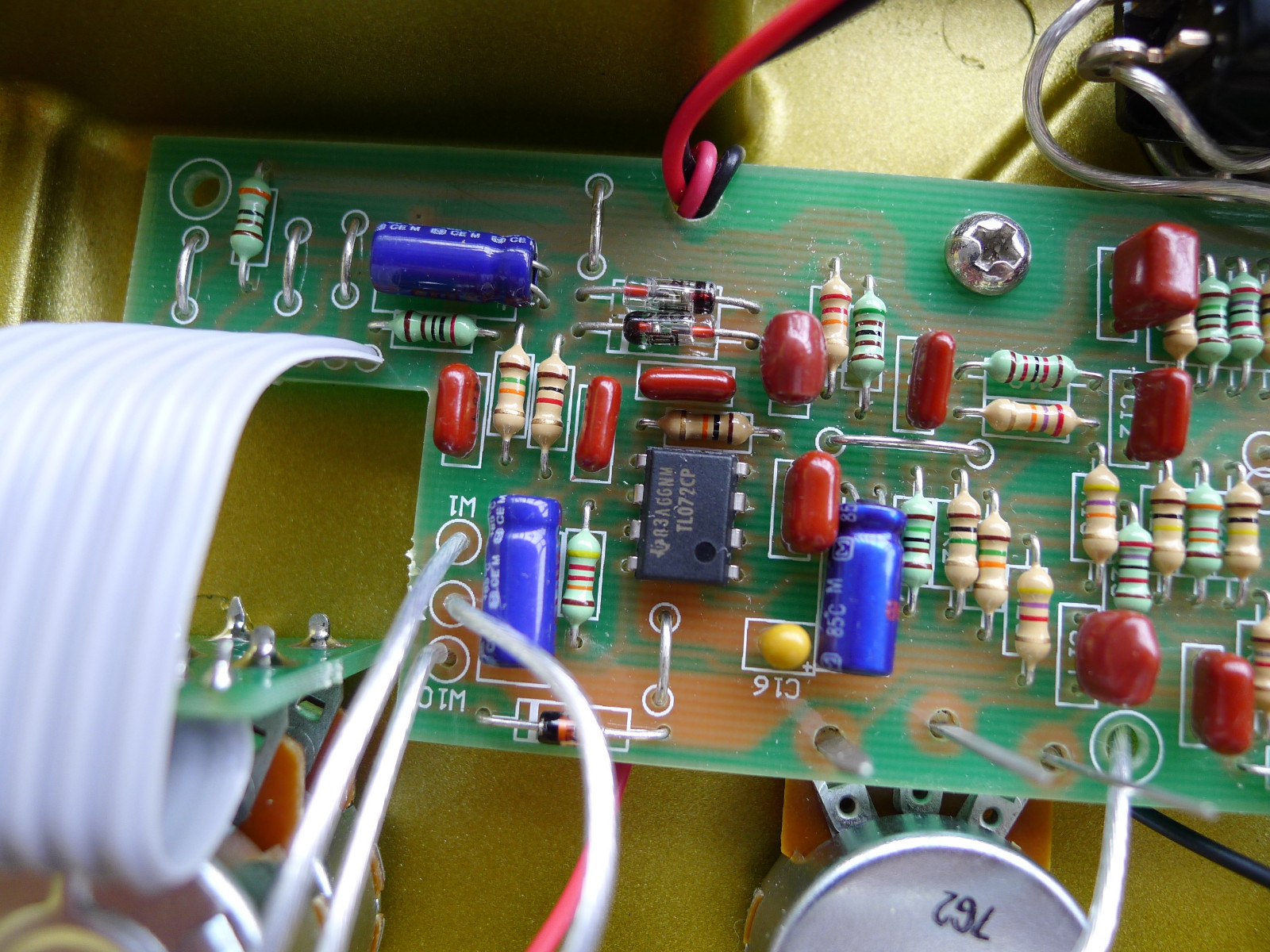 Professional Electric Guitar Overdrive Boost Effects Pedal Completed DIY