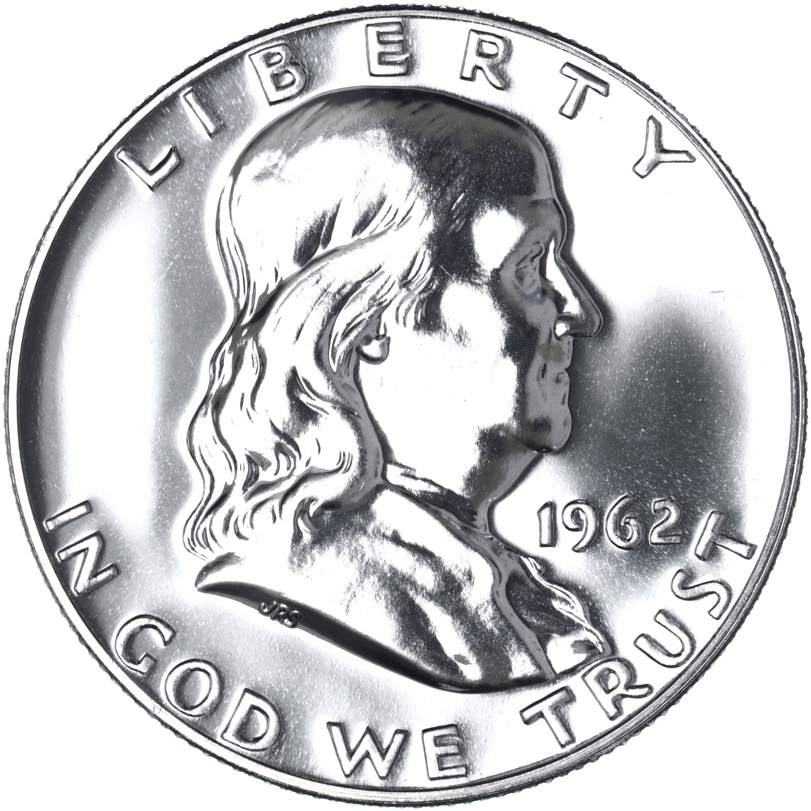 1962 (P) Franklin Half Dollar Gem Proof 90% Silver