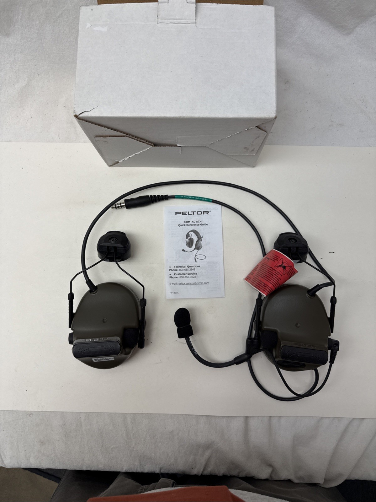 3M Peltor ComTac III ACH ARC Kit Dual Comm Capable W/ TP120 Standard Downlead