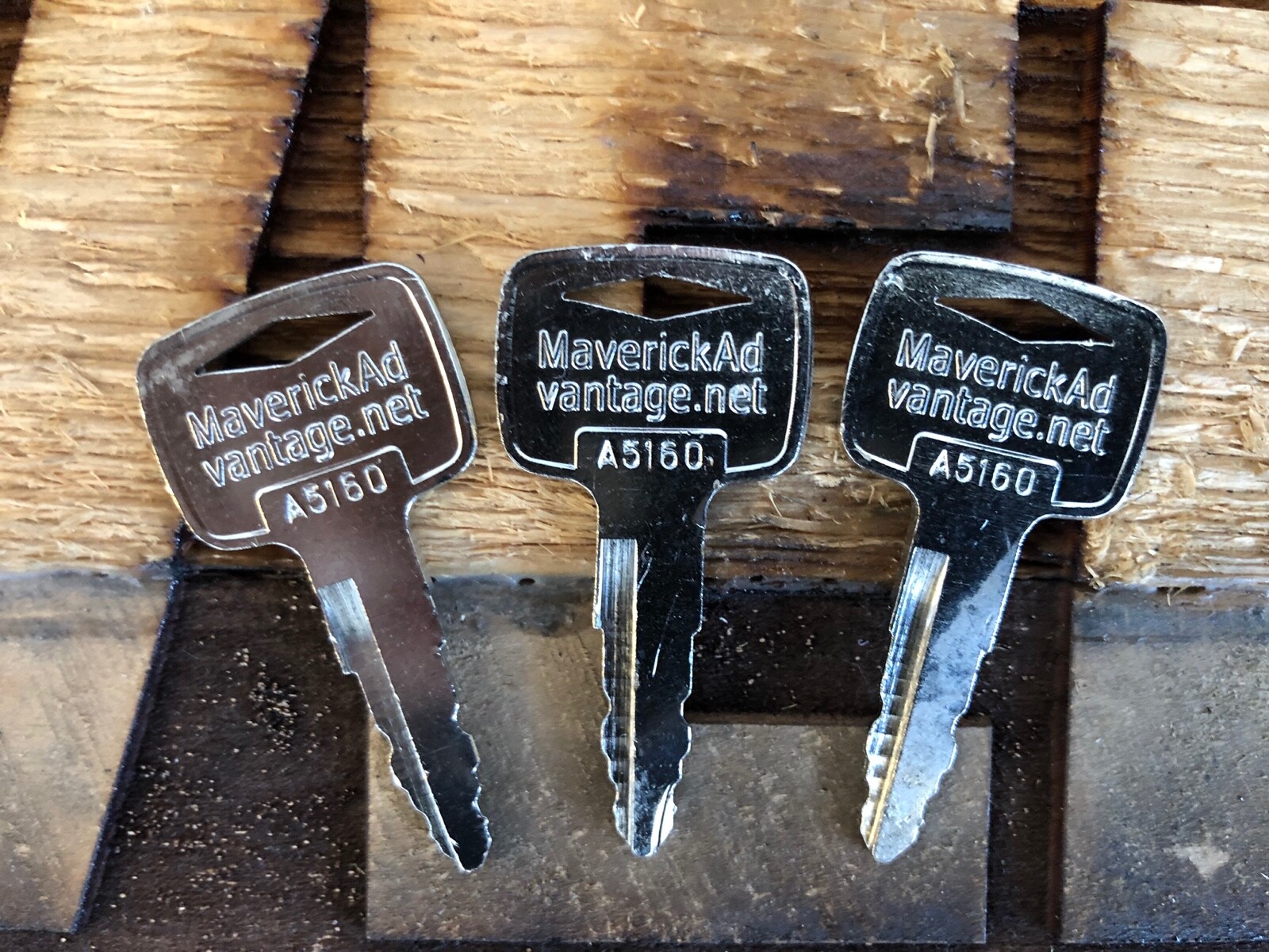 3 FORKLIFT KEYS fits Mitsubishi CAT FG series, A5160, 91A07-01910