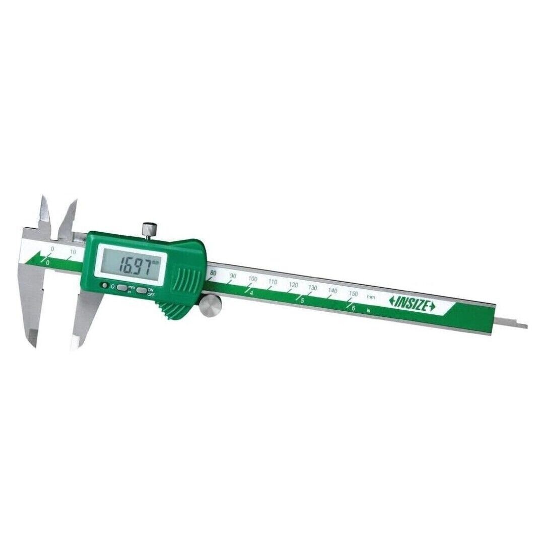 Insize 1112-150 Digital Caliper Range 0-150mm/0-6" Resolution 0.01mm/0.0005"