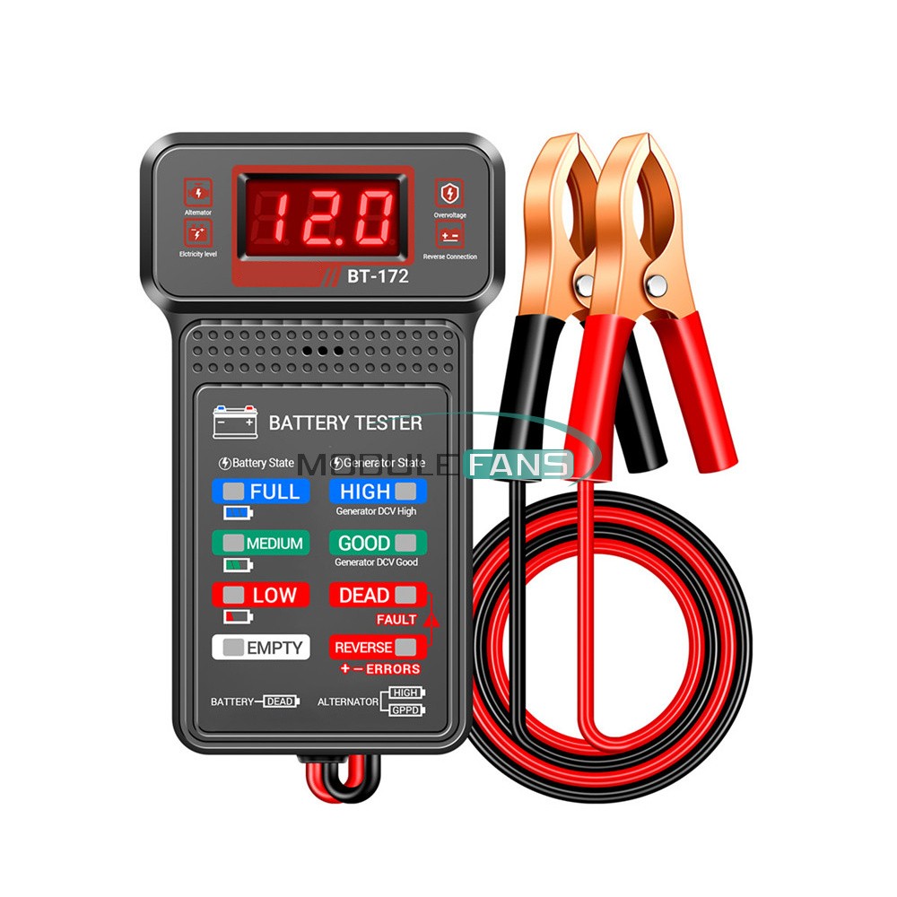 BT-171 Car Battery Tester Monitor 12V Universal Cranking Charging Circut Tester