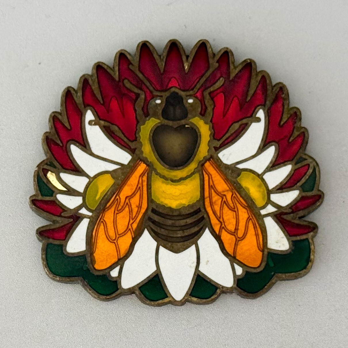 Bee Floral Cache In Trash Out Geocaching Challenge Coin J#27