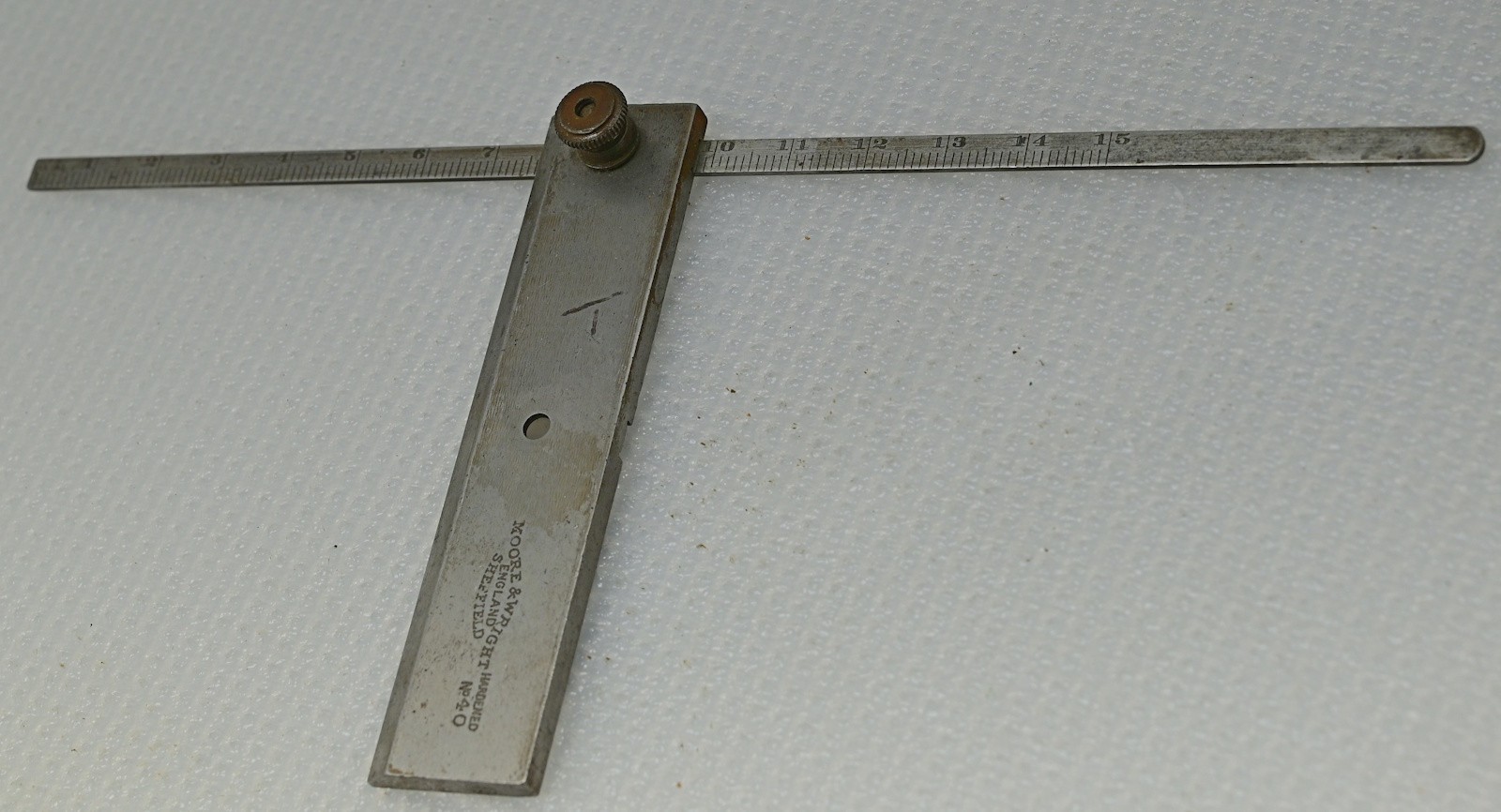 ✨Vintage Wright & Moore (England) № 40 Depth Gauge (INV S019)
