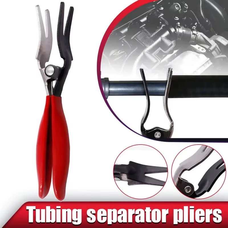 Separator Pliers Pipe Tool Angled Auto Fuel Water Vacuum Line Tube Hose Remover