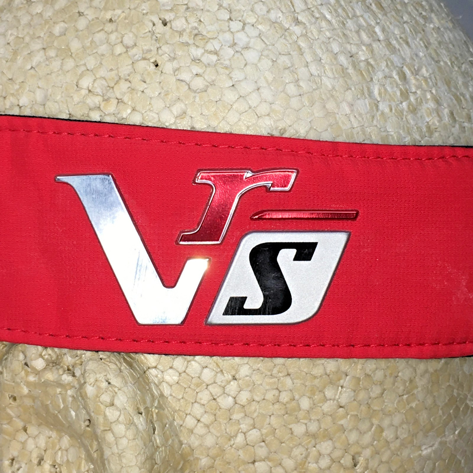 Nike Golf VR 20XI Swoosh Logo Embroidered Adjustable Athletic Visor Red Hat