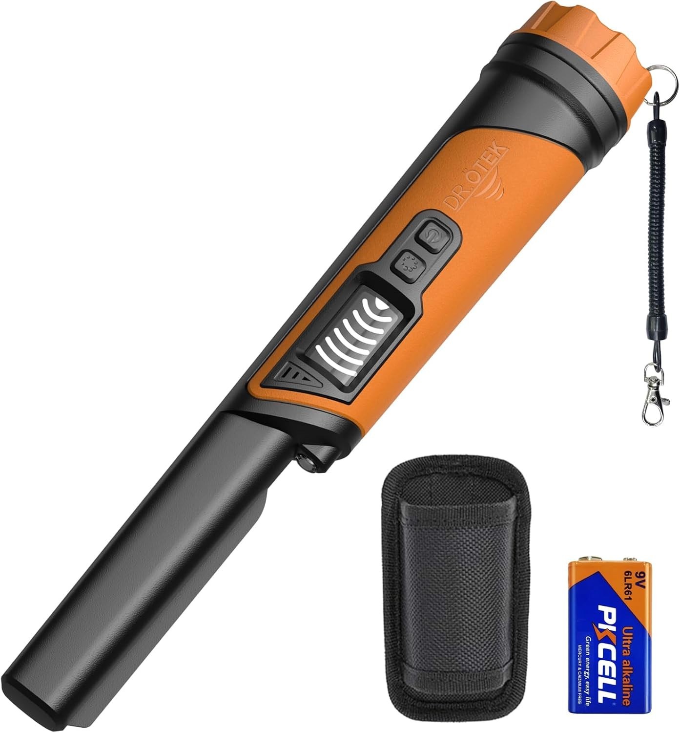 Durable 360° Detection Pinpointer Metal Detector - Perfect for Treasure Hunting