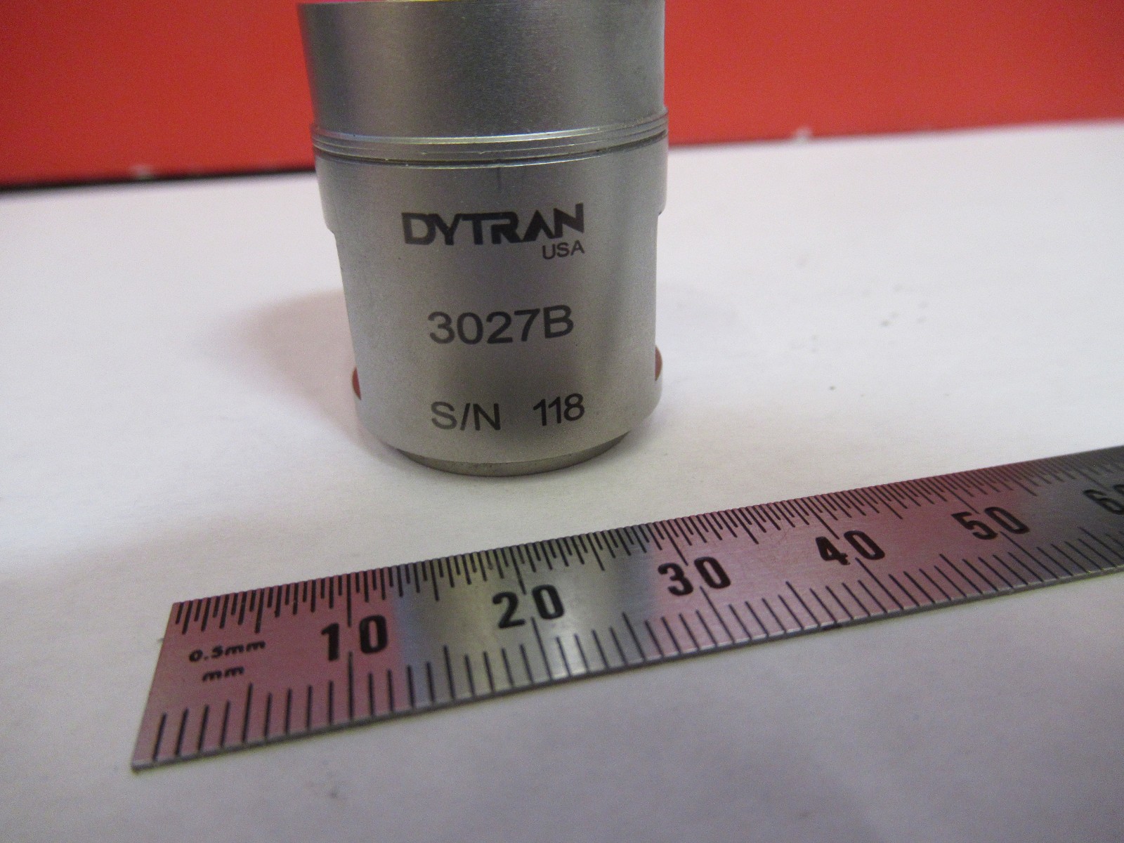 DYTRAN BACK TO BACK CALIBRATION STANDARD ACCELEROMETER 3027B AS PICTURED U7-D-65