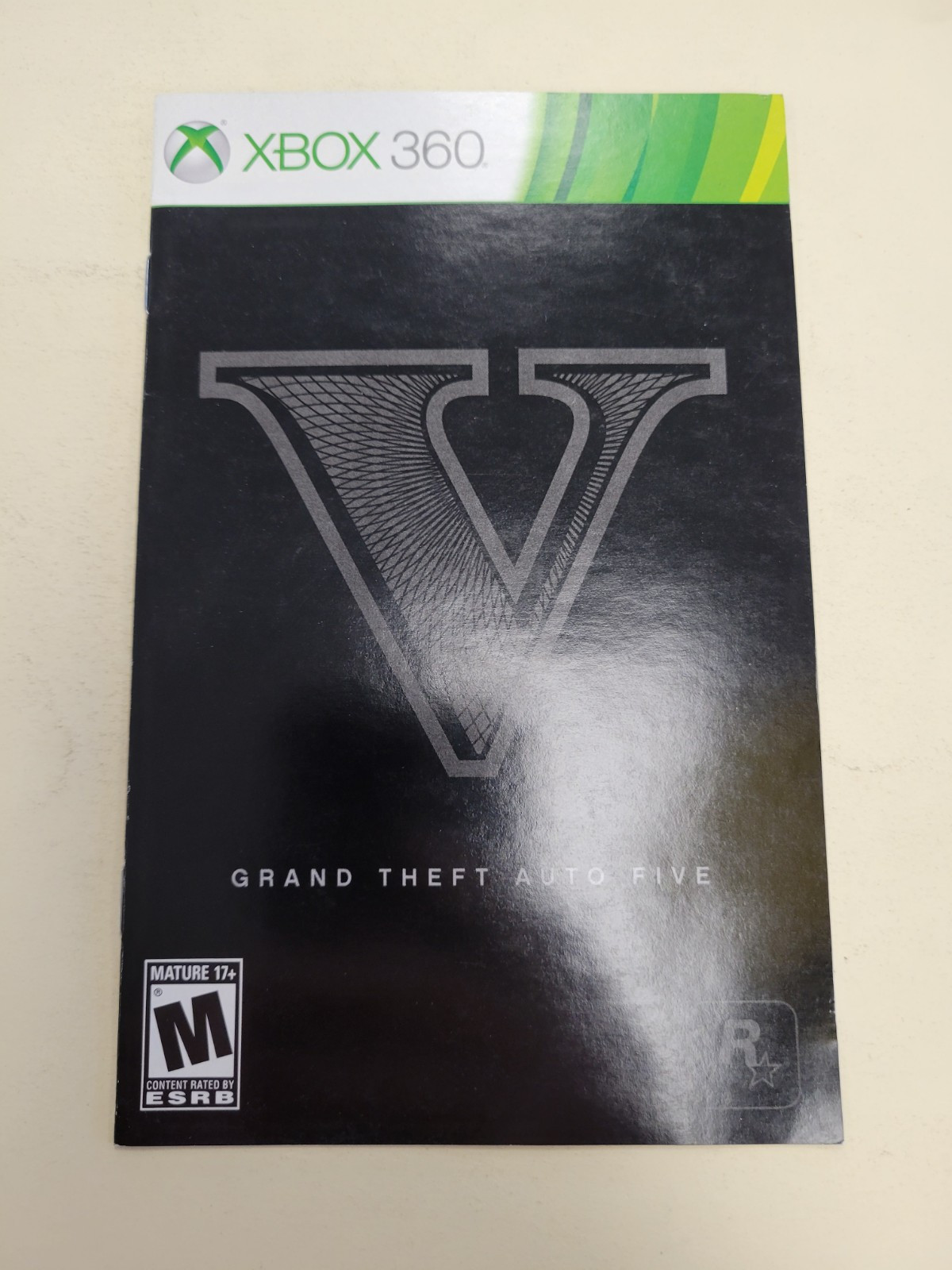XBOX 360 Manual Only Grand Theft Auto V
