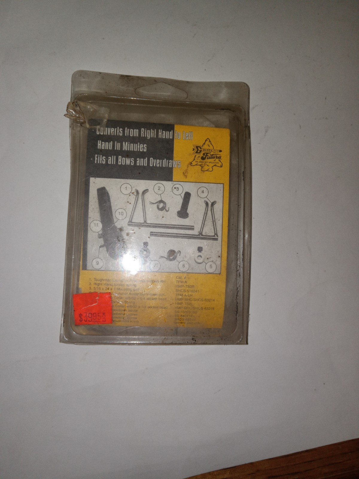 Golden Key Futura Toughman Arrow Rest #AR-800 Left or Right Handed, Universal