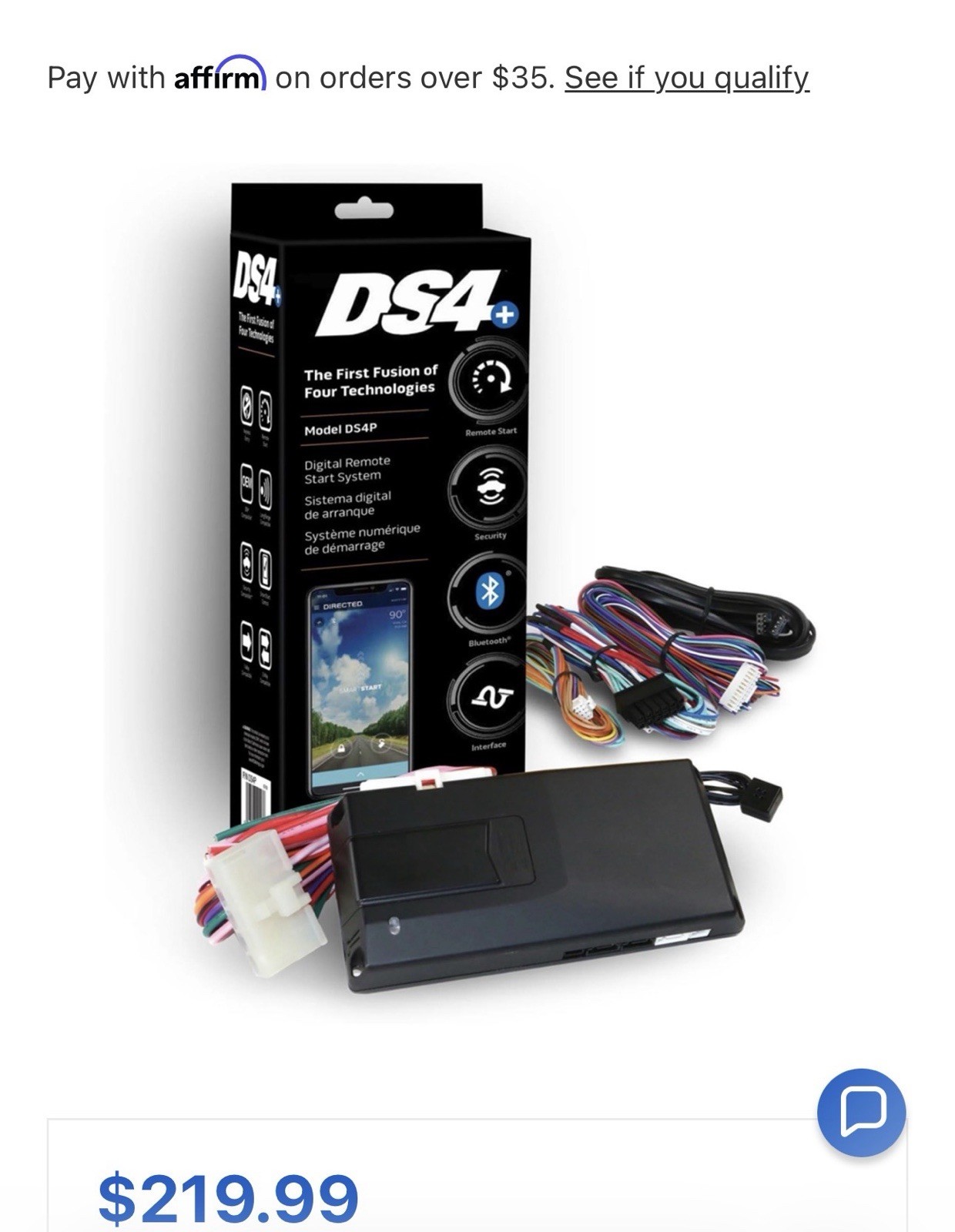 Directed DS4P System W/bluetooth, Harnesses, & Temp Sensor (DS4P High Current)