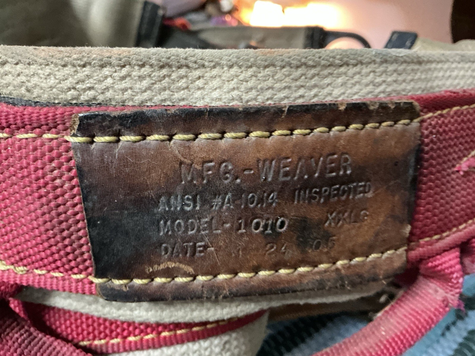 Weaver Leather Tree Climbing Belt Model: 1010 Size: XXLarge XXL XXLG Arborist