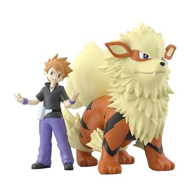 Bandai Scale World Pokemon Kanto Region Green Anime Figure Model Toy New