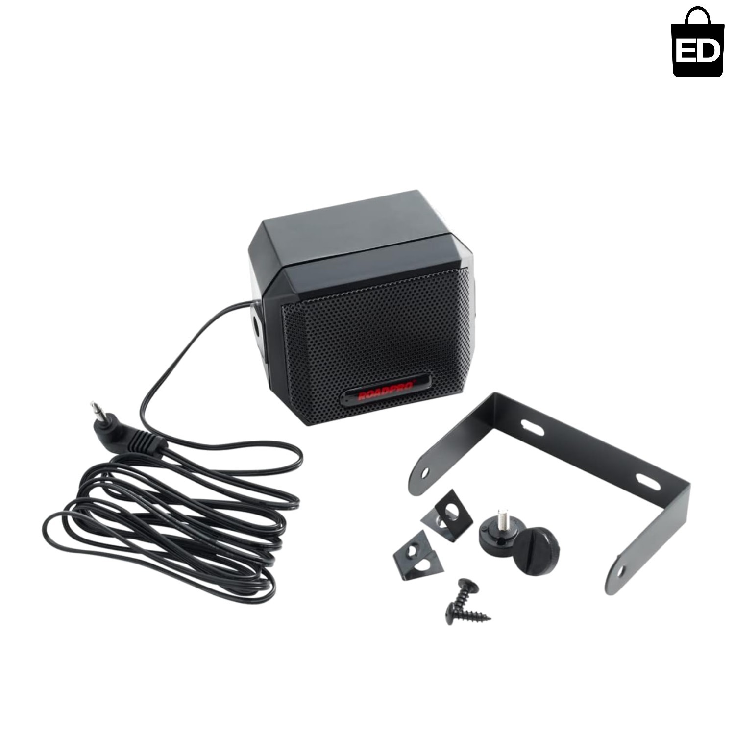Portable CB Extension Speaker - Stereo Sound with Swivel Mount for Clarity