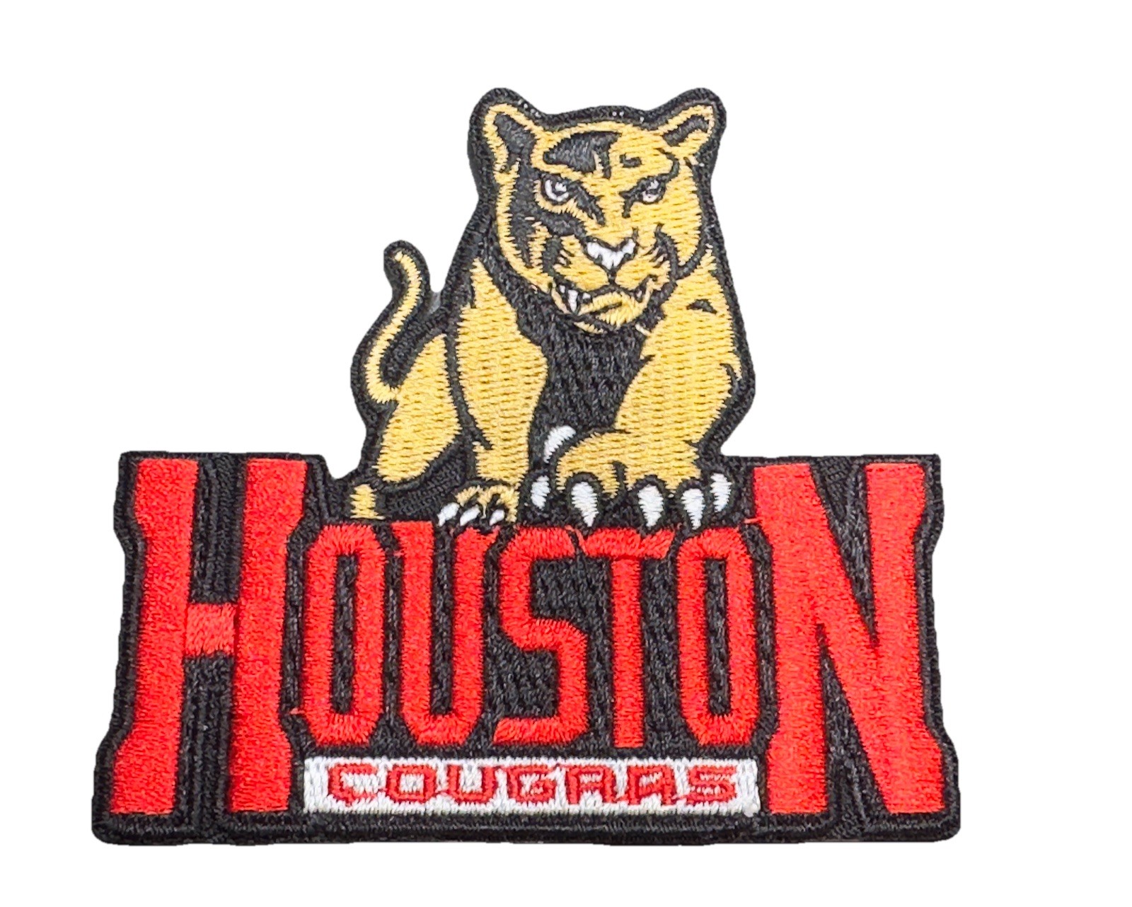 Houston Cougars Embroidered Iron On Patch