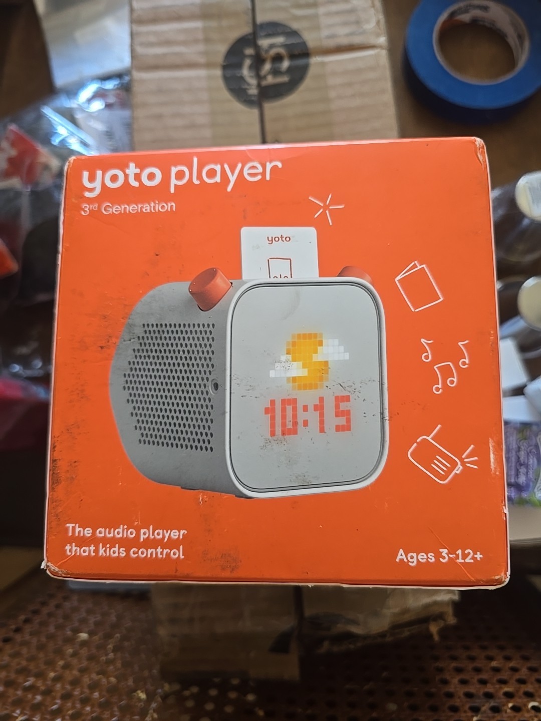 YOTO Player (3rd Gen.) + Make Your Own Card Kids Bluetooth Audio Speaker -