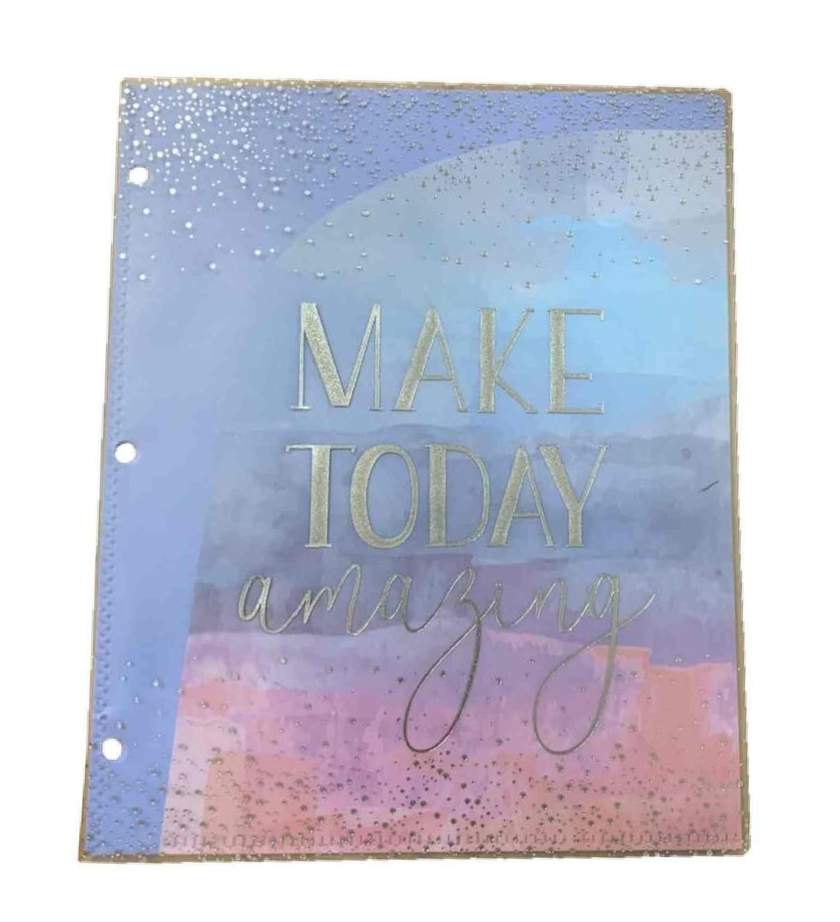 Carolina Pad Silver Lining Collection 6 Pocket Organizing Multicolored